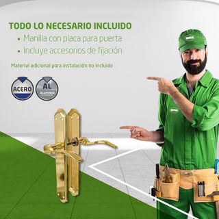 Amig - Juego de Manillas con Placa para puerta - M