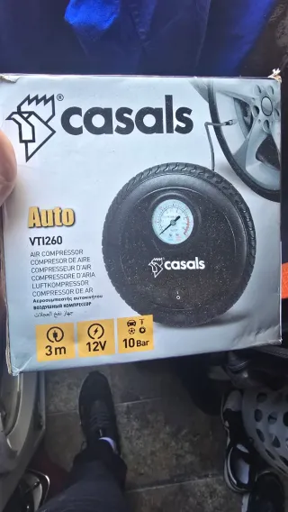 Casals Auto VT1260 Compresor de Aire 12V
