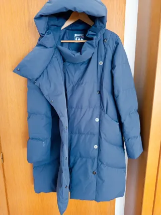 Chaquetón pulmón gris azulado. T-42