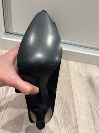 Botines Ante Negro Gloria Ortiz T39