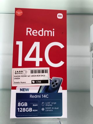 Xiaomi Redmi 14C 128GB+8GB Verde