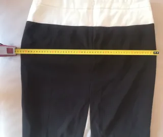 Falda Roberto Torretta bicolor cremalleras