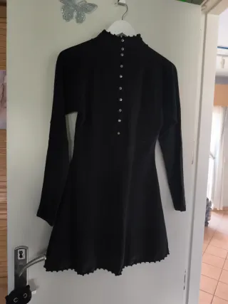 Vestido negro midi