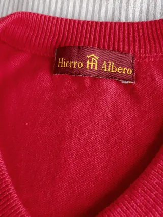 Jersey Pico Hombre Rojo