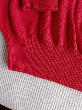 Jersey Pico Hombre Rojo