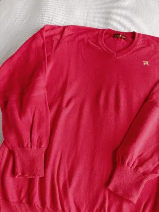 Jersey Pico Hombre Rojo