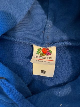 Felpa blu I love baseball taglia XXL