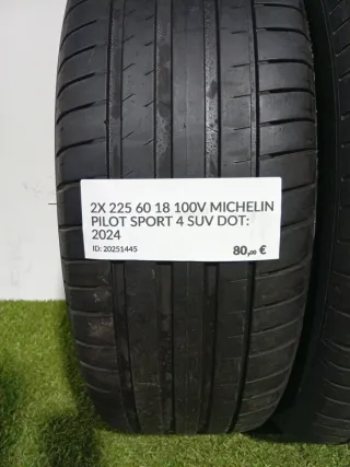 225 60 18 100V MICHELIN PILOT SPORT 4