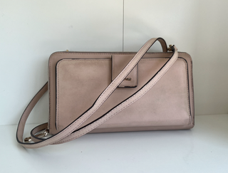 cartera monedero grande Parfois Rosa empolvado