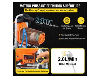 Pulverizador Pintura VEVOR 2200W 3000PSI