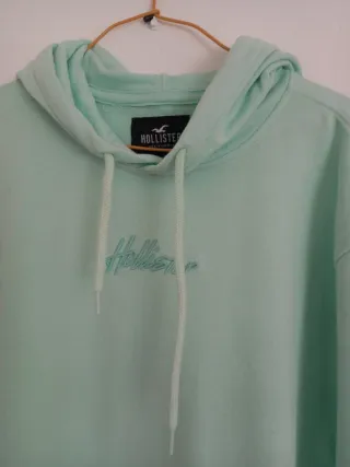 Sudadera Hollister Verde Menta