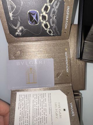 Pulsera Bulgari Serpenti Oro Diamantes y Caja