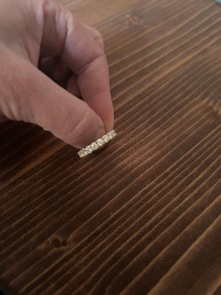 Anillo Rabat Oro Blanco Diamantes