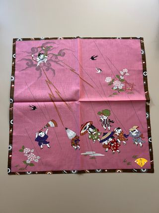 Pañuelo japonés Kamakura-zome nuevo