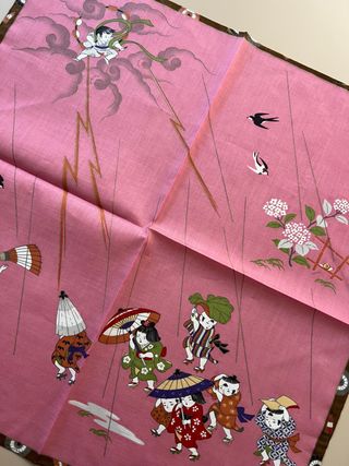 Pañuelo japonés Kamakura-zome nuevo