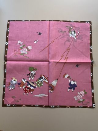 Pañuelo japonés Kamakura-zome nuevo