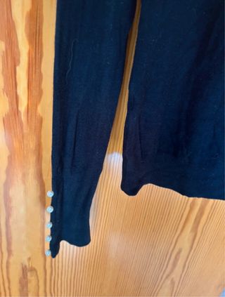 Jersey Zara cuello alto negro