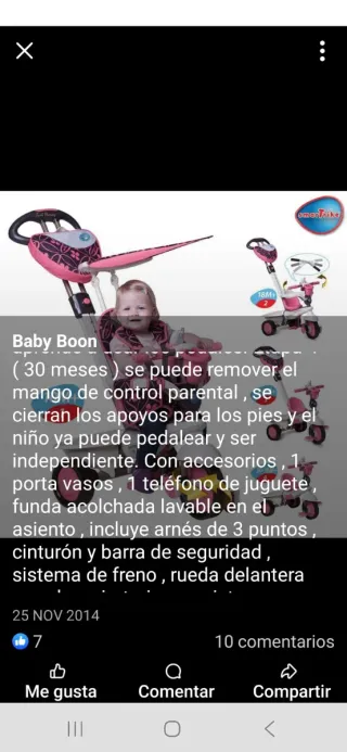 Triciclo Smartrike para bebé