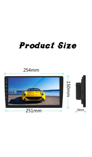 Radio Coche Android  WiFi GPS pantalla 10,9 pulgad