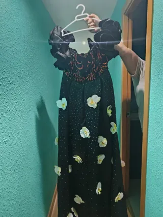 Vestido negro fiesta lentejuelas