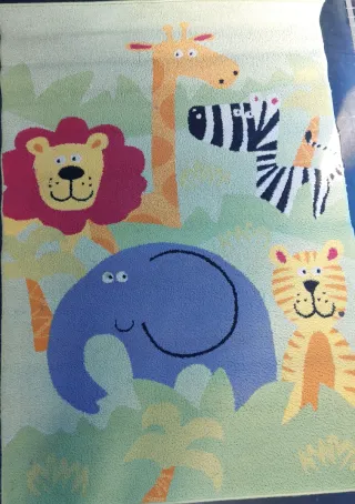 Alfombra Infantil Animales Jungla