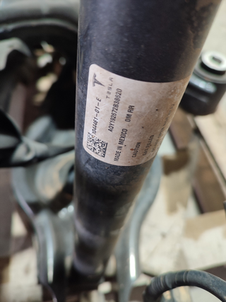 AMORTIGUADOR TRASERO IZQUIERDO TESLA MODEL 3