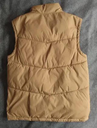 Chaleco Mango Kids Acolchado Full Zip Camel 11/12