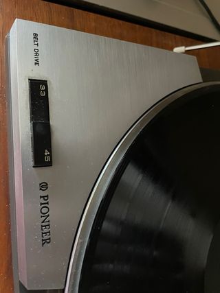 Giradischi Pioneer Vintage con Coperchio