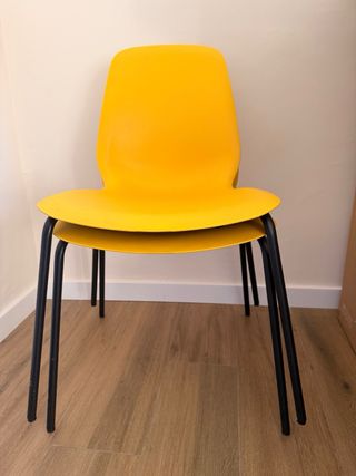 Sillas IKEA LEIFARNE (2uds) groc ESCUCHO OFERTAS