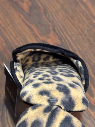 Zapatillas pantunflas polar leopardo Ralph Lauren