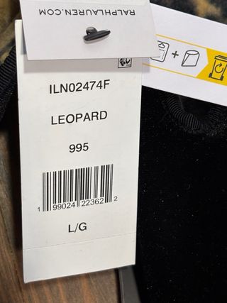 Zapatillas pantunflas polar leopardo Ralph Lauren