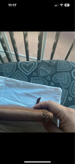 Cartera Biba Marrón Cuero Trenzado