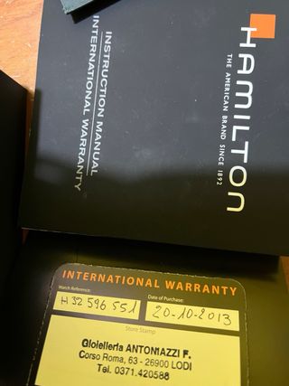 Orologio Hamilton Jazzmaster Cronografo