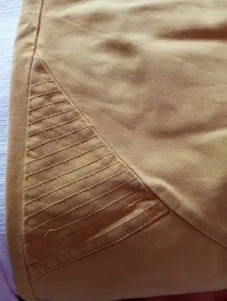 2 Pantalones Mujer Mostaza y Lila