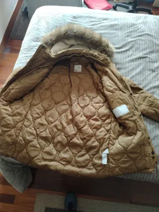 Chaqueta Bershka Beige Talla S