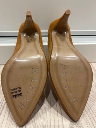 Zapatos de tacón ante Richard camel T38