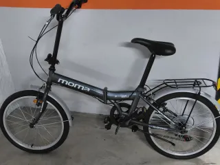 Bicicleta Plegable Moma Street Gris