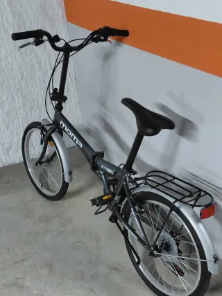 Bicicleta Plegable Moma Street Gris
