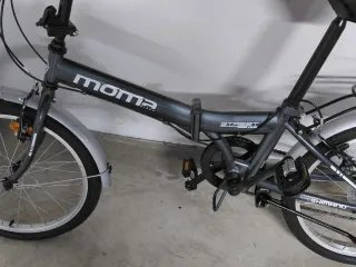 Bicicleta Plegable Moma Street Gris