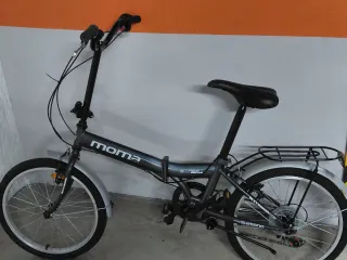 Bicicleta Plegable Moma Street Gris