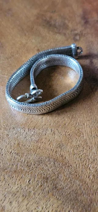 Bracciale snake argento 925 punzonato