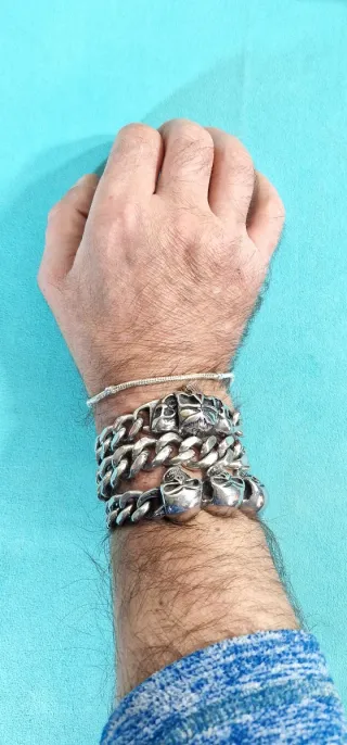 Piel de Serpiente, 16cm y 9 gramos de Plata 925