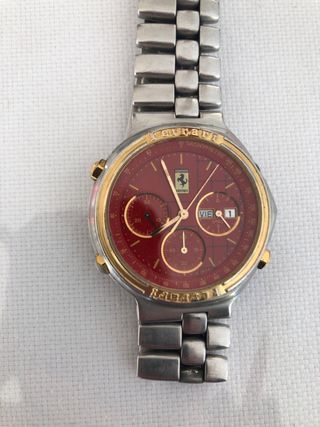 Orologio Ferrari Cronografo Originale in Acciaio Inox