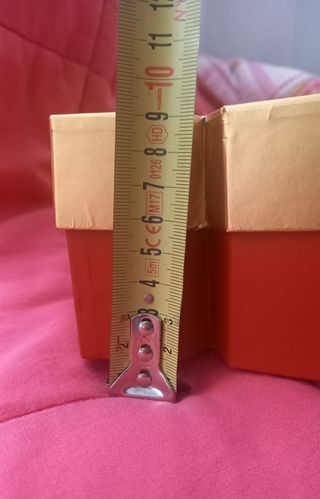 Scatola regalo fiocco di neve oro