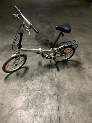 Bicicleta Plegable Urban Blanca