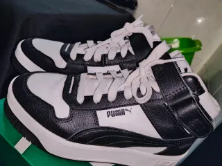 Tenis Puma Blanco y Negro