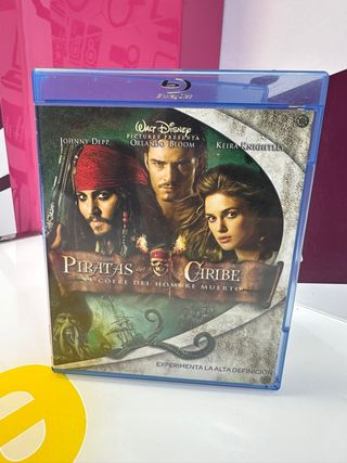 Película Blu_ray piratas del caribe el cofre del hombre mue