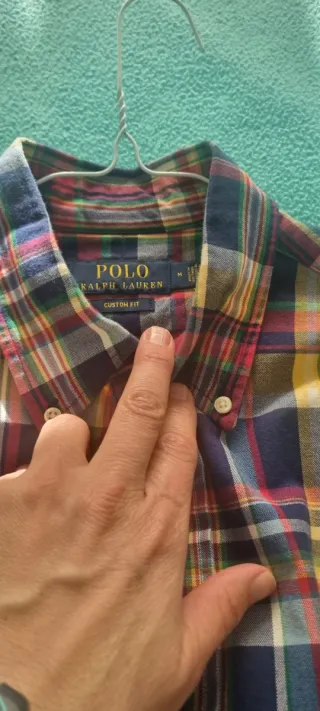 Camisa cuadros Ralph Lauren Talla M