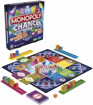 MONOPOLY Chance, juego de mesa rpido para la famil