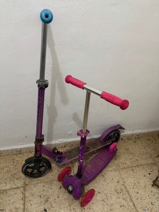 Patinetes usados para niños – 10 en total